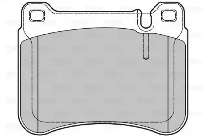 Комплект тормозных колодок, дисковый тормоз VALEO купить