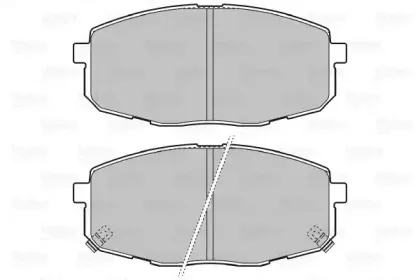 Комплект тормозных колодок, дисковый тормоз VALEO купить