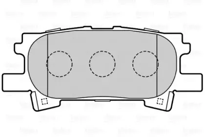 Комплект тормозных колодок, дисковый тормоз VALEO купить