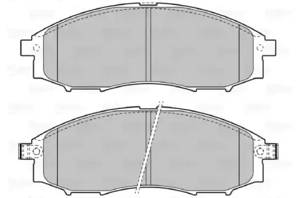 Комплект тормозных колодок, дисковый тормоз VALEO купить