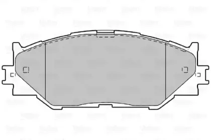 Комплект тормозных колодок, дисковый тормоз VALEO купить