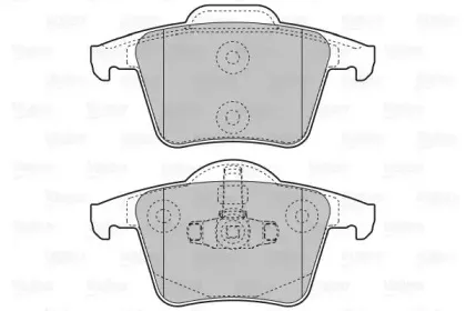 Комплект тормозных колодок, дисковый тормоз VALEO купить