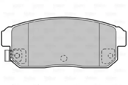 Комплект тормозных колодок, дисковый тормоз VALEO купить