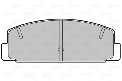 Комплект тормозных колодок, дисковый тормоз VALEO купить