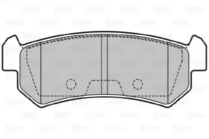 Комплект тормозных колодок, дисковый тормоз VALEO купить
