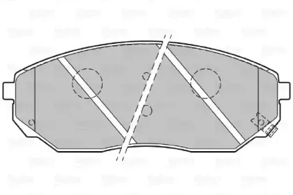 Комплект тормозных колодок, дисковый тормоз VALEO купить