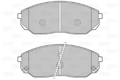 Комплект тормозных колодок, дисковый тормоз VALEO купить