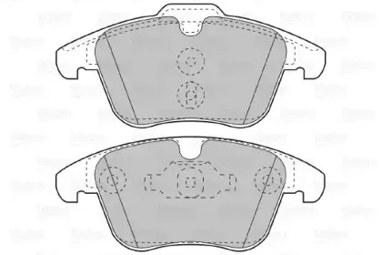Комплект тормозных колодок, дисковый тормоз VALEO купить