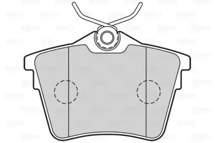 Комплект тормозных колодок, дисковый тормоз VALEO купить