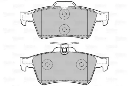 Комплект тормозных колодок, дисковый тормоз VALEO купить