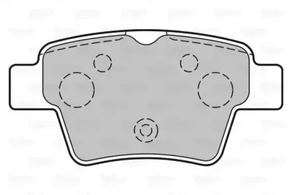 Комплект тормозных колодок, дисковый тормоз VALEO купить