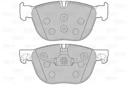 Комплект тормозных колодок, дисковый тормоз VALEO купить