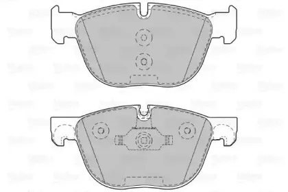 Комплект тормозных колодок, дисковый тормоз VALEO купить