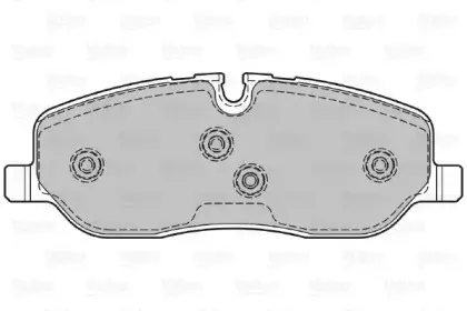 Комплект тормозных колодок, дисковый тормоз VALEO купить