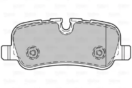Комплект тормозных колодок, дисковый тормоз VALEO купить