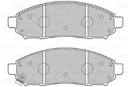 Комплект тормозных колодок, дисковый тормоз VALEO купить