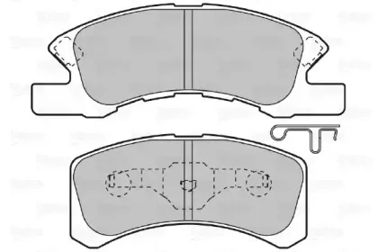 Комплект тормозных колодок, дисковый тормоз VALEO купить