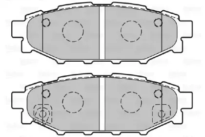 Комплект тормозных колодок, дисковый тормоз VALEO купить