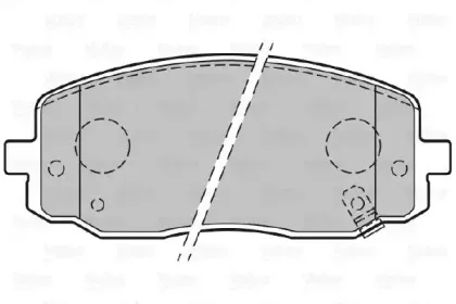 Комплект тормозных колодок, дисковый тормоз VALEO купить