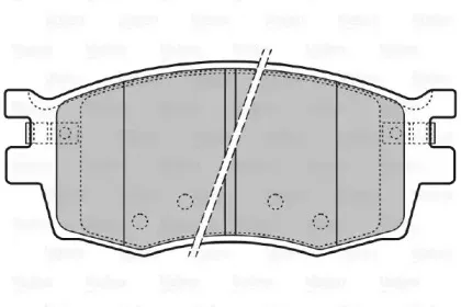 Комплект тормозных колодок, дисковый тормоз VALEO купить