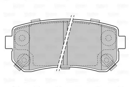 Комплект тормозных колодок, дисковый тормоз VALEO купить
