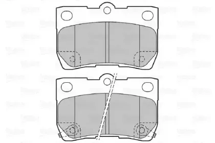 Комплект тормозных колодок, дисковый тормоз VALEO купить