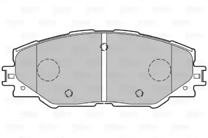 Комплект тормозных колодок, дисковый тормоз VALEO купить