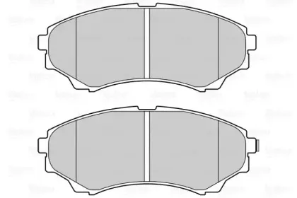 Комплект тормозных колодок, дисковый тормоз VALEO купить