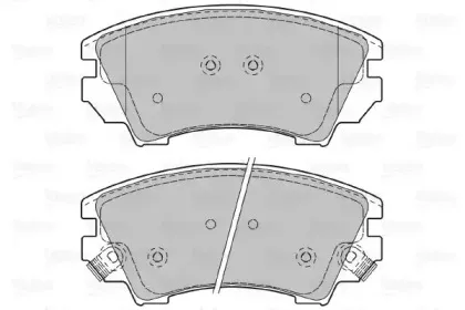 Комплект тормозных колодок, дисковый тормоз VALEO купить