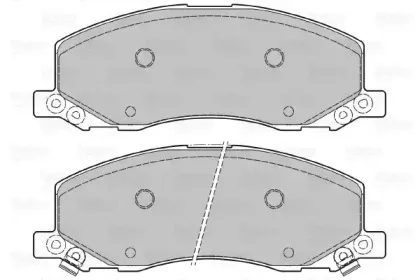 Комплект тормозных колодок, дисковый тормоз VALEO купить