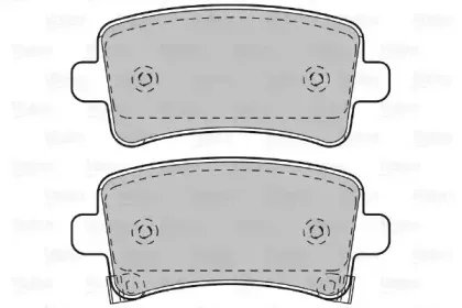 Комплект тормозных колодок, дисковый тормоз VALEO купить