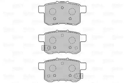 Комплект тормозных колодок, дисковый тормоз VALEO купить