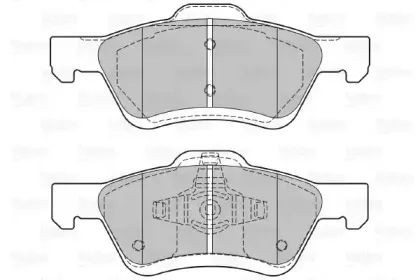 Комплект тормозных колодок, дисковый тормоз VALEO купить