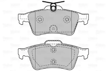 Комплект тормозных колодок, дисковый тормоз VALEO купить