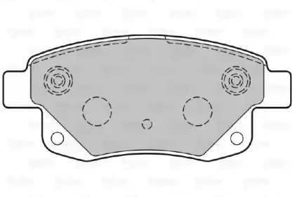 Комплект тормозных колодок, дисковый тормоз VALEO купить