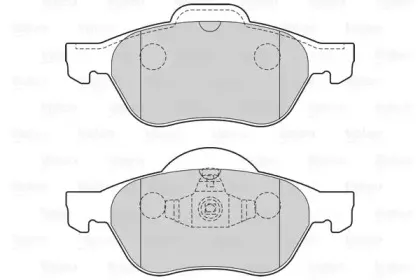 Комплект тормозных колодок, дисковый тормоз VALEO купить
