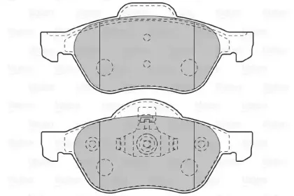 Комплект тормозных колодок, дисковый тормоз VALEO купить
