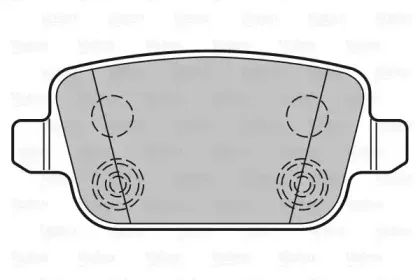 Комплект тормозных колодок, дисковый тормоз VALEO купить