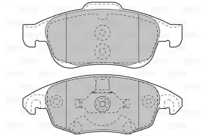 Комплект тормозных колодок, дисковый тормоз VALEO купить