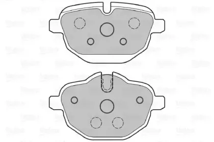 Комплект тормозных колодок, дисковый тормоз VALEO купить