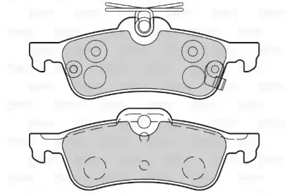 Комплект тормозных колодок, дисковый тормоз VALEO купить