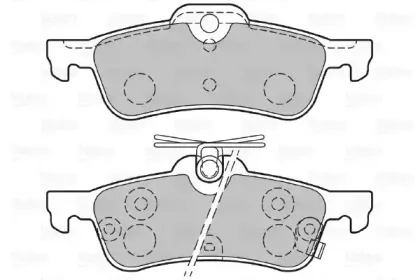 Комплект тормозных колодок, дисковый тормоз VALEO купить