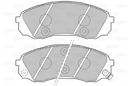 Комплект тормозных колодок, дисковый тормоз VALEO купить