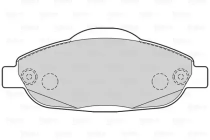 Комплект тормозных колодок, дисковый тормоз VALEO купить