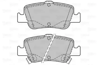 Комплект тормозных колодок, дисковый тормоз VALEO купить