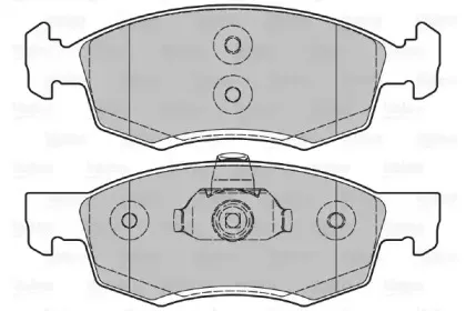 Комплект тормозных колодок, дисковый тормоз VALEO купить