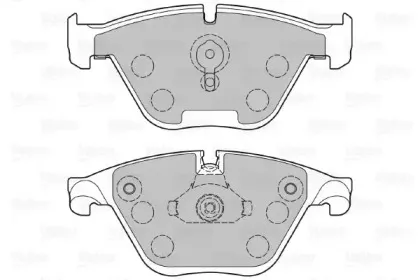 Комплект тормозных колодок, дисковый тормоз VALEO купить