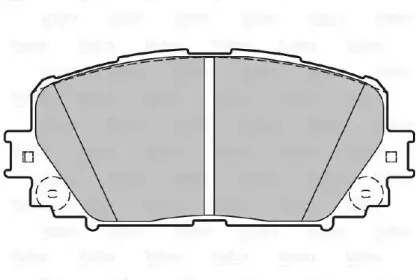 Комплект тормозных колодок, дисковый тормоз VALEO купить
