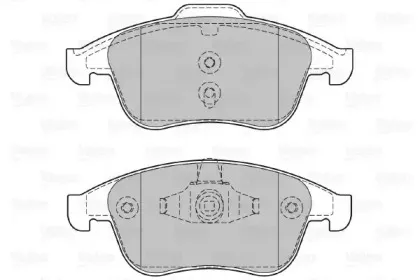 Комплект тормозных колодок, дисковый тормоз VALEO купить