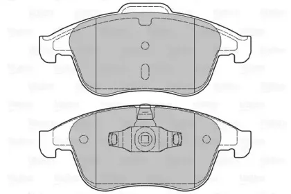 Комплект тормозных колодок, дисковый тормоз VALEO купить